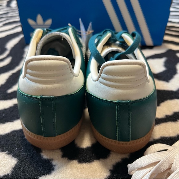 NWT Adidas Samba OG W Collegiate Green Cream White Sneakers Size Women’s 8 - Picture 12 of 16